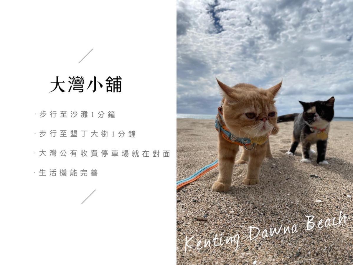 墾丁大灣小舖enjoy Kenting262 Panzió Kültér fotó